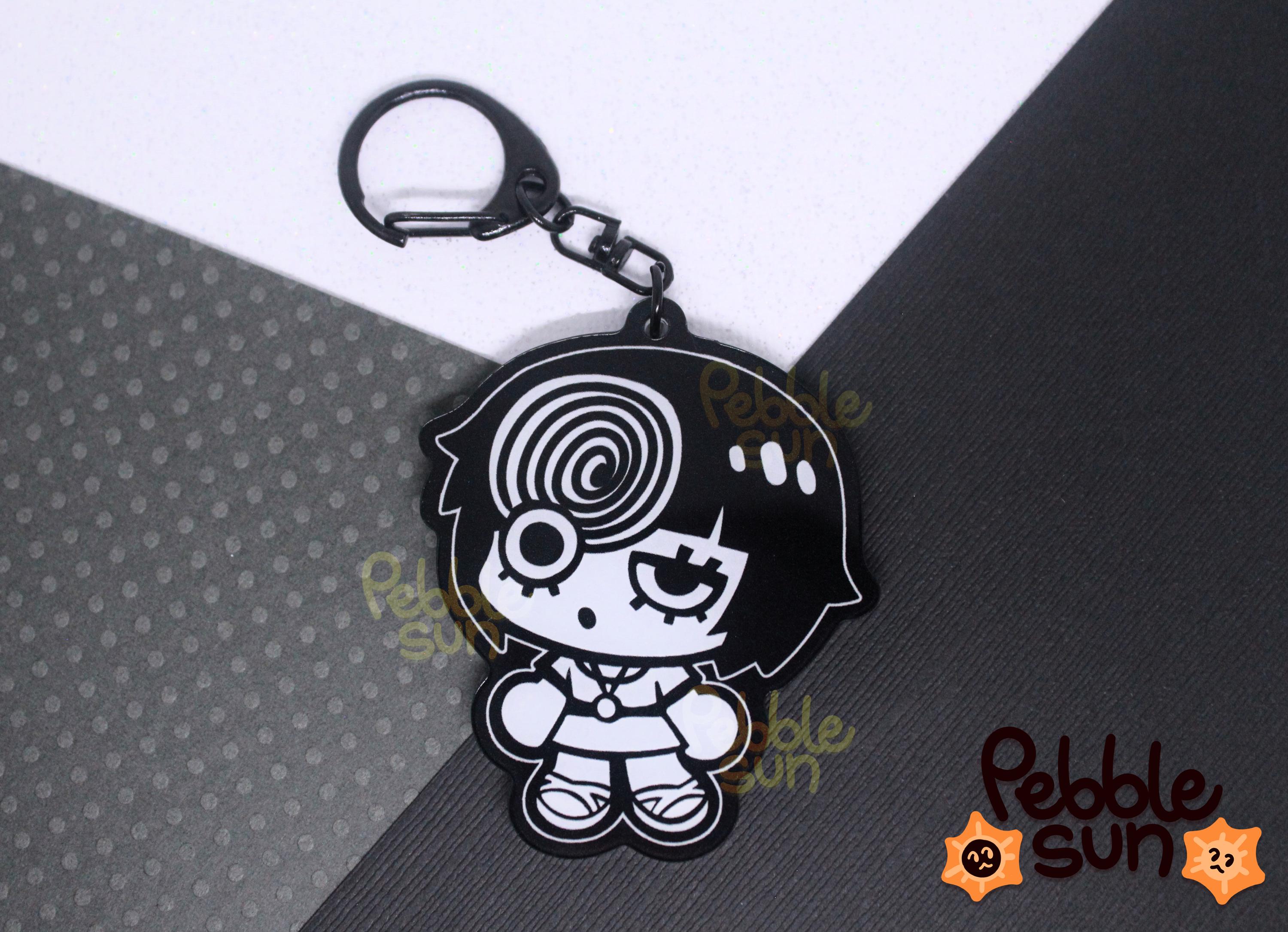 アクリルキーホルダー キャラクターデザイン 伊藤潤二キャラクターキーホルダー：両面アクリル（6.5cm） - Etsy 日本