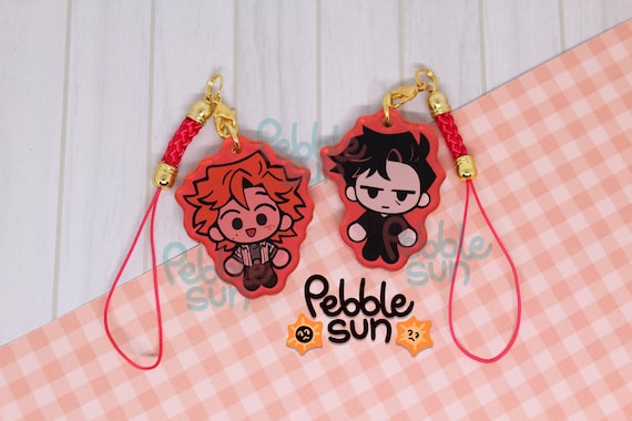 Rody and Vincent | Dead Plate | 4 Cm Double Sided Phone Charms - Etsy
