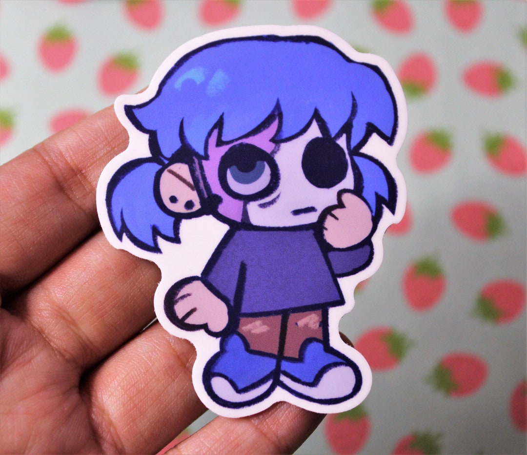 Sally Face Vinyl Sticker Matte 2.75 Etsy