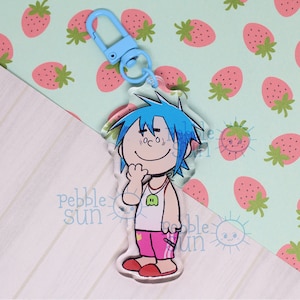 Gorillaz Pac-Man | Double-Sided Acrylic Keychains 7.5cm (~2.95 in.) image 2