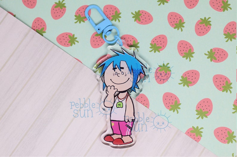 Gorillaz Pac-Man | Double-Sided Acrylic Keychains 7.5cm (~2.95 in.) image 2