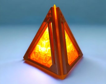 Replica Star Wars Sith Holocron 3D Printed. LIGHTS UP!! 5 Colours, , fast shipping