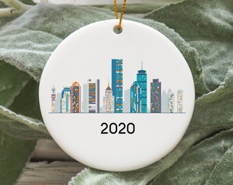 Boston Ornament Etsy
