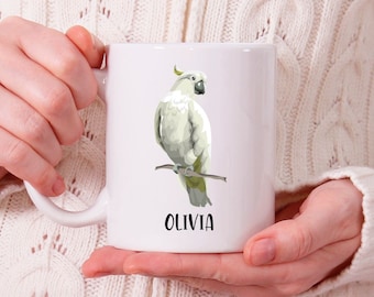 Personalized Cockatoo Mug, Cockatoo Gift, Cockatoo Cup, Cockatoo Christmas Gifts N633