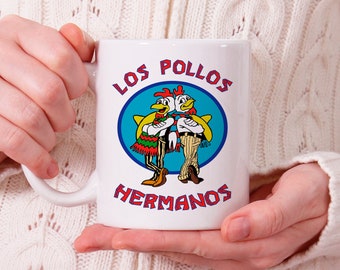 Los Pollos Hermanos Mug, Los Pollos Hermanos Gift, Los Pollos Hermanos Tumbler, Los Pollos Hermanos Travel Mug N6