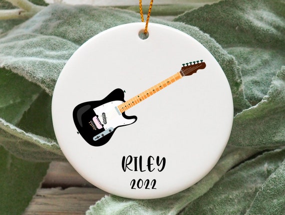 Ornament - Black - PERSONALIZED Bass Ornament - Black - PERSONALIZED Bass