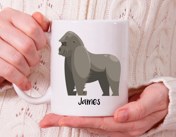 Personalized Gorilla Mug, Gorilla Gift, Gorilla Cup, Gorilla Christmas  Gifts N611