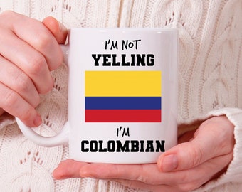 Colombian Mug, Colombian Gift Ideas, Colombia Gift, Gifts from Colombia, Colombian Coffee Mug, Colombian Cup N362
