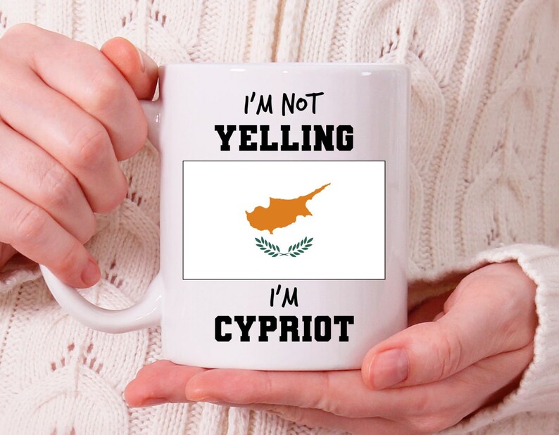 Cypriot Mug, Cypriot Gift Ideas, Cyprus Gift, Gifts from Cyprus, Cypriot Coffee Mug, Cypriot Cup N412 image 1