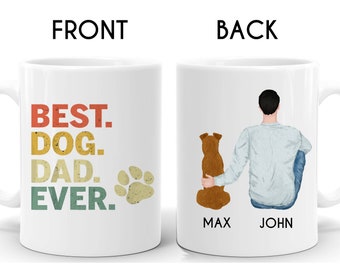 Personalized Irish Terrier Mug, Irish Terrier Dad Mug, Irish Terrier Lover Mug, Irish Terrier Dad Gift, Irish Terrier Owner Gift N645