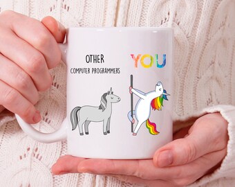 Computer Programmer Mug, Presents for Computer Programmer, Computer Programmer Cup, Computer Programmer Retirement Gifts N47