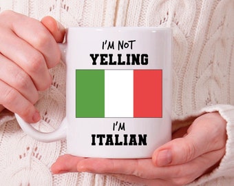 Italian Mug, Italian Gift Ideas, Italy Gift, Gifts from Italy, Italian Coffee Mug, Italian Cup N374