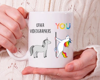 Gift Ideas for New Videographer, Videographer Christmas Gifts, Videographer Mug, Videographer Xmas Gift N161