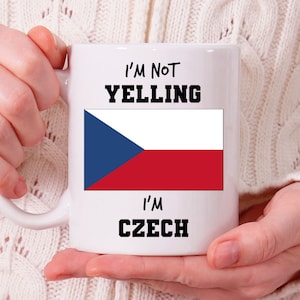 Czech Mug, Czech Gift Ideas, Czech Gift, Gifts from Czech, Czech Coffee Mug, Czech Cup N427