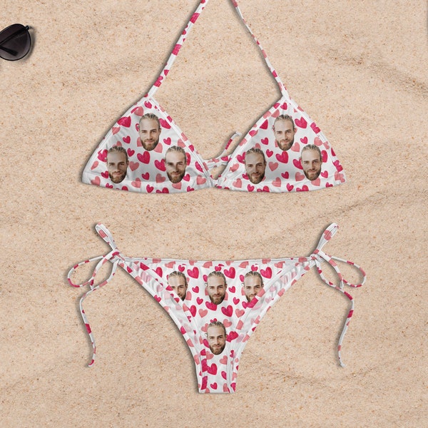 Swim Suit With Faces Etsy