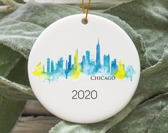 Chicago Weihnachtsbaumschmuck, Chicago Weihnachtsbaumschmuck, Chicago Weihnachtsbaumschmuck, Chicago Geschenk N458