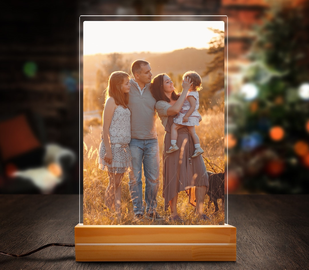 Personalized Photo Night Light, Night Lamp With Photo, Picture Night ...