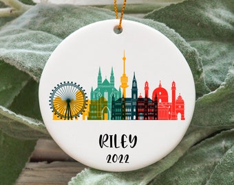 Personalized Vienna Christmas Ornament, Custom Vienna Gift Idea, Vienna Ornament, Vienna Present, Vienna Christmas Tree Ornament N749