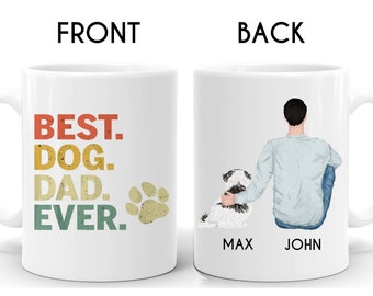 Personalized Havanese Mug, Havanese Dad Mug, Havanese Lover Mug, Havanese Dad Gift, Havanese Owner Gift, Gift For Havanese Dad N661