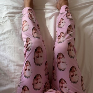 Custom Face Pajamas Set, Personalized Pajamas with Faces, Custom Photo Pajamas, Family Christmas Pajamas Gift, Couple Pajamas N1038 image 9