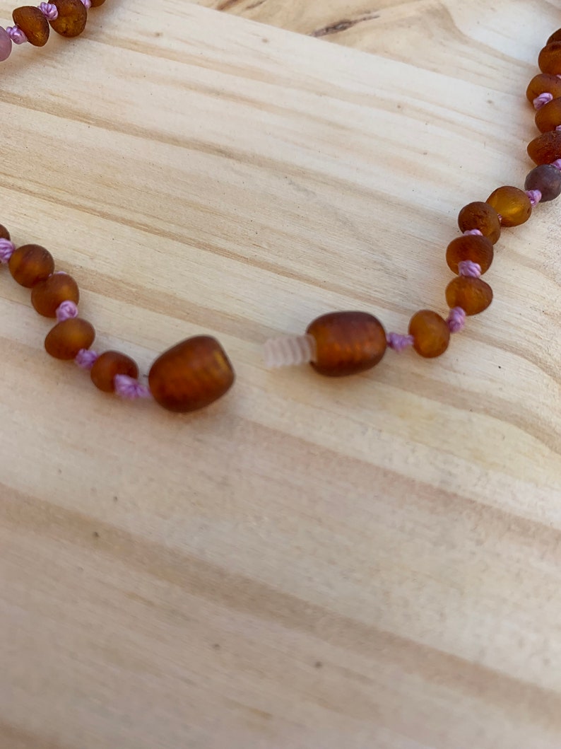Anxiety Relief Necklace Baltic Amber with Lepidolite Necklace | Etsy