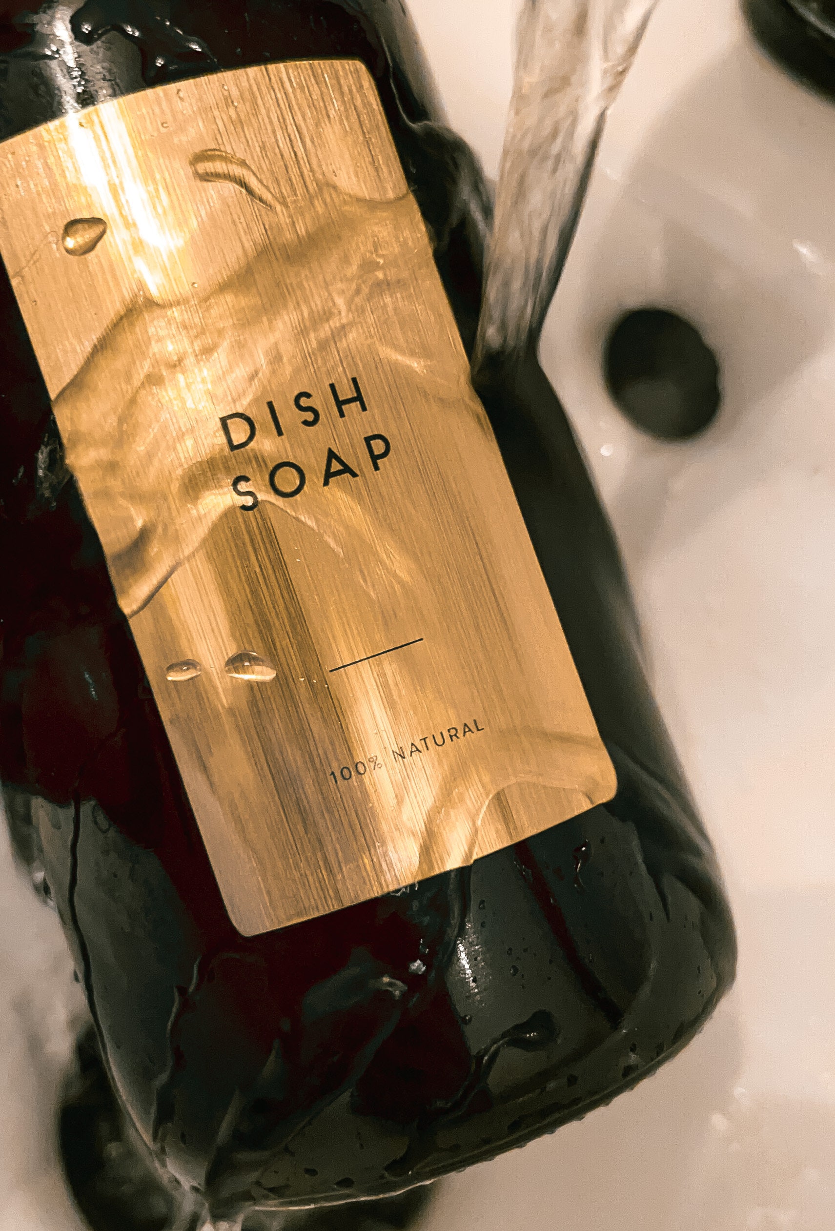 Lot De 14 Flacons En Verre (50 Ml) Avec Bouchon à Vis Noir - Wood