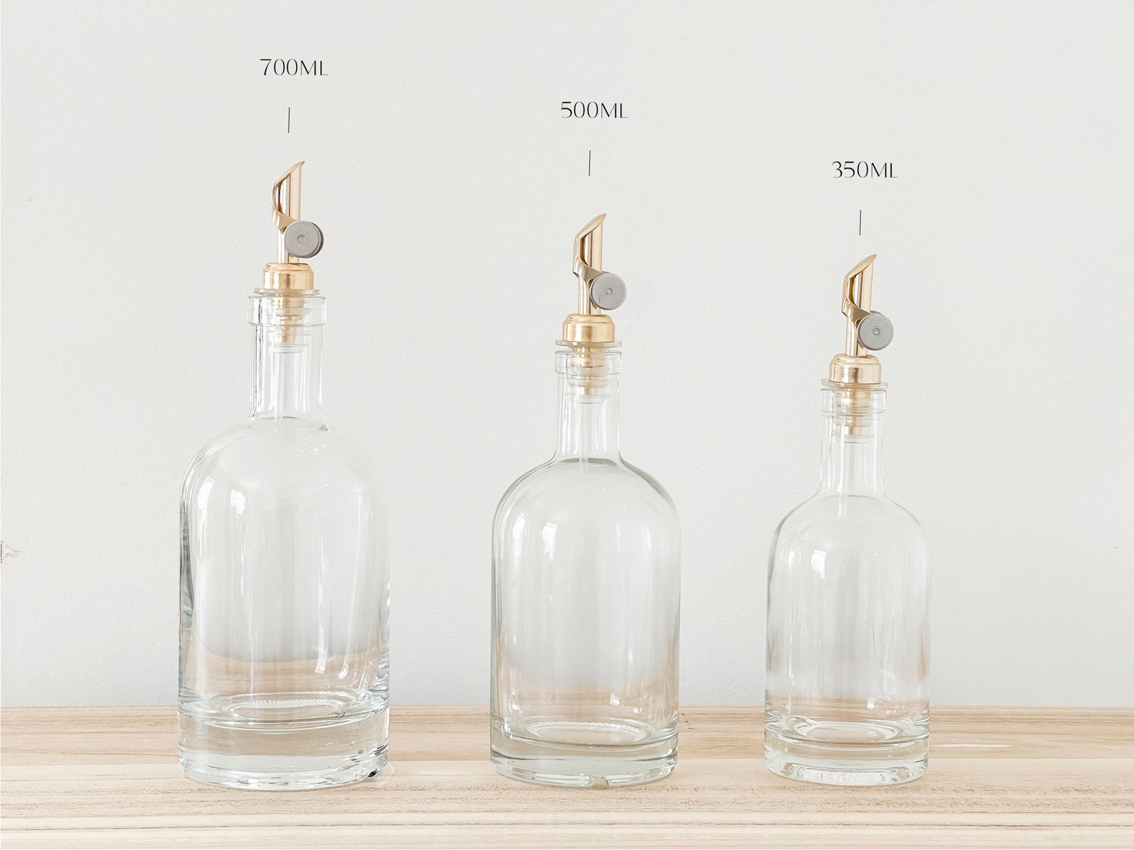 Glass Olive Oil & Vinegar Bottle – 500ml