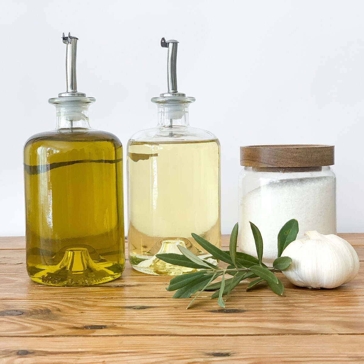 Glass Bottles Olive Oil/vinegar Pourer Storage Bottle 200ml , 500ml and 700ml Reusable Organise Your Kitchen Choice of Lids - Etsy