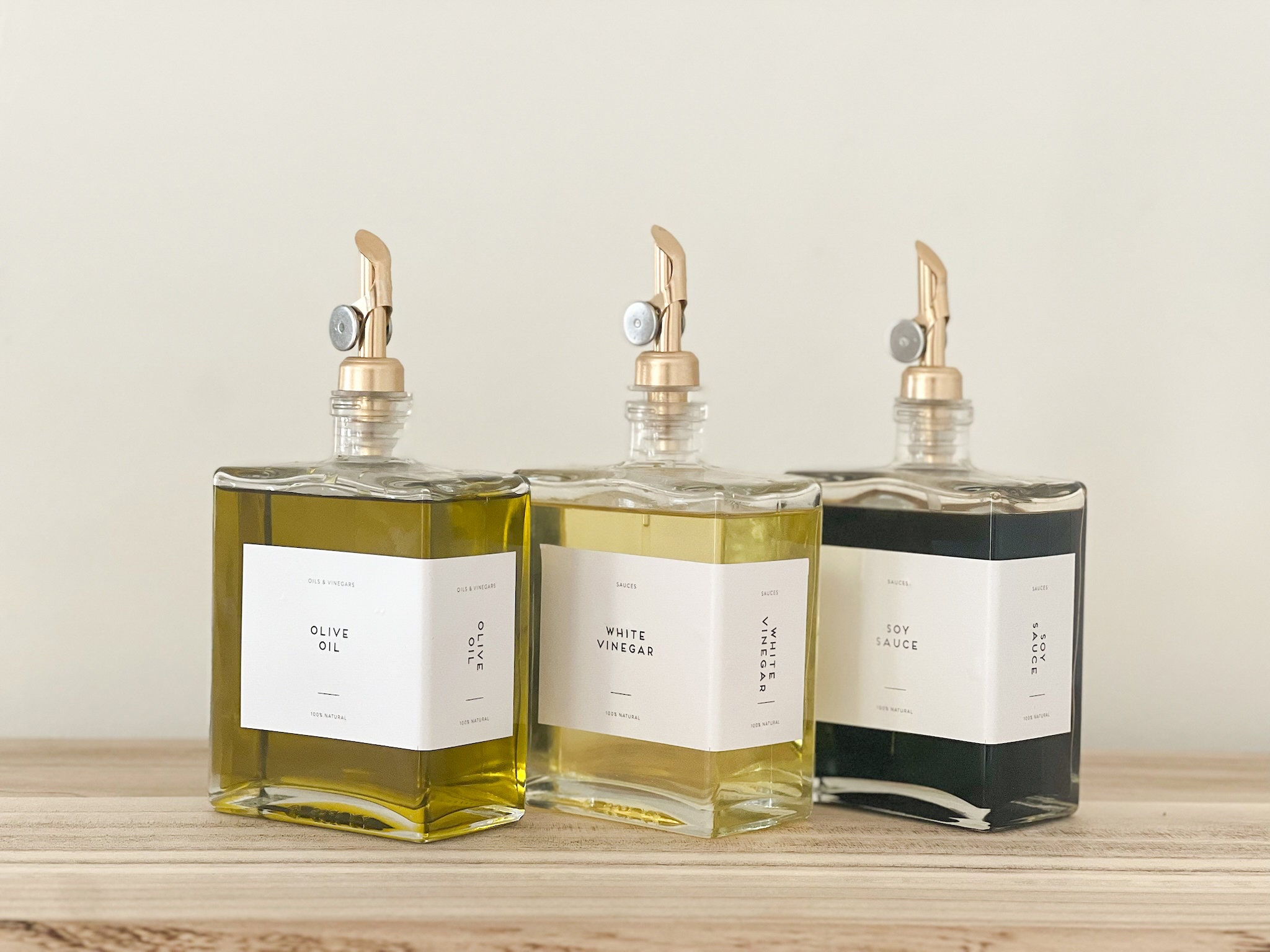 FARI Bottiglia dispenser per olio d'oliva, 500 l, bottiglia di olio in