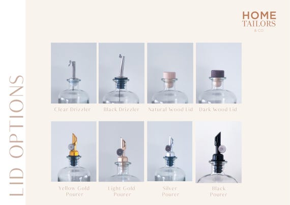 Set Di 2 Bottiglie Dispenser Per Olio E Aceto - Plastica Senza BPA, Beccuccio Antigoccia, Coperchio Ermetico - Foto 8