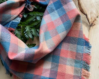 Sundance | Plaid Bandana | Frayed Bandana | Spring Plaid Bandana | Dog Bandana | Cat Bandana