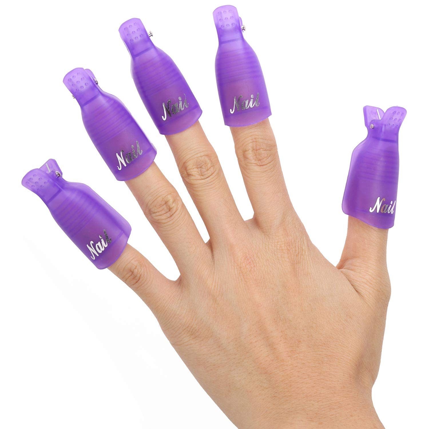 10 pc Nail Polish Remover Clips Soak off Nail Clips Acrylic Etsy