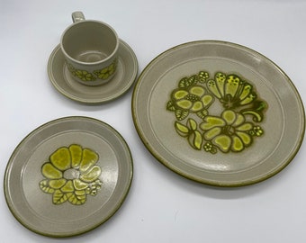 Rare 'Festival' Kiln Craft Ironstone Pottery dinner ware pieces. 1970s, mid century dining, Staffordshire Potteries