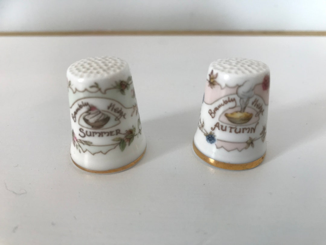 Royal Doulton Brambly Hedge Thimbles Summer and Autumn Etsy