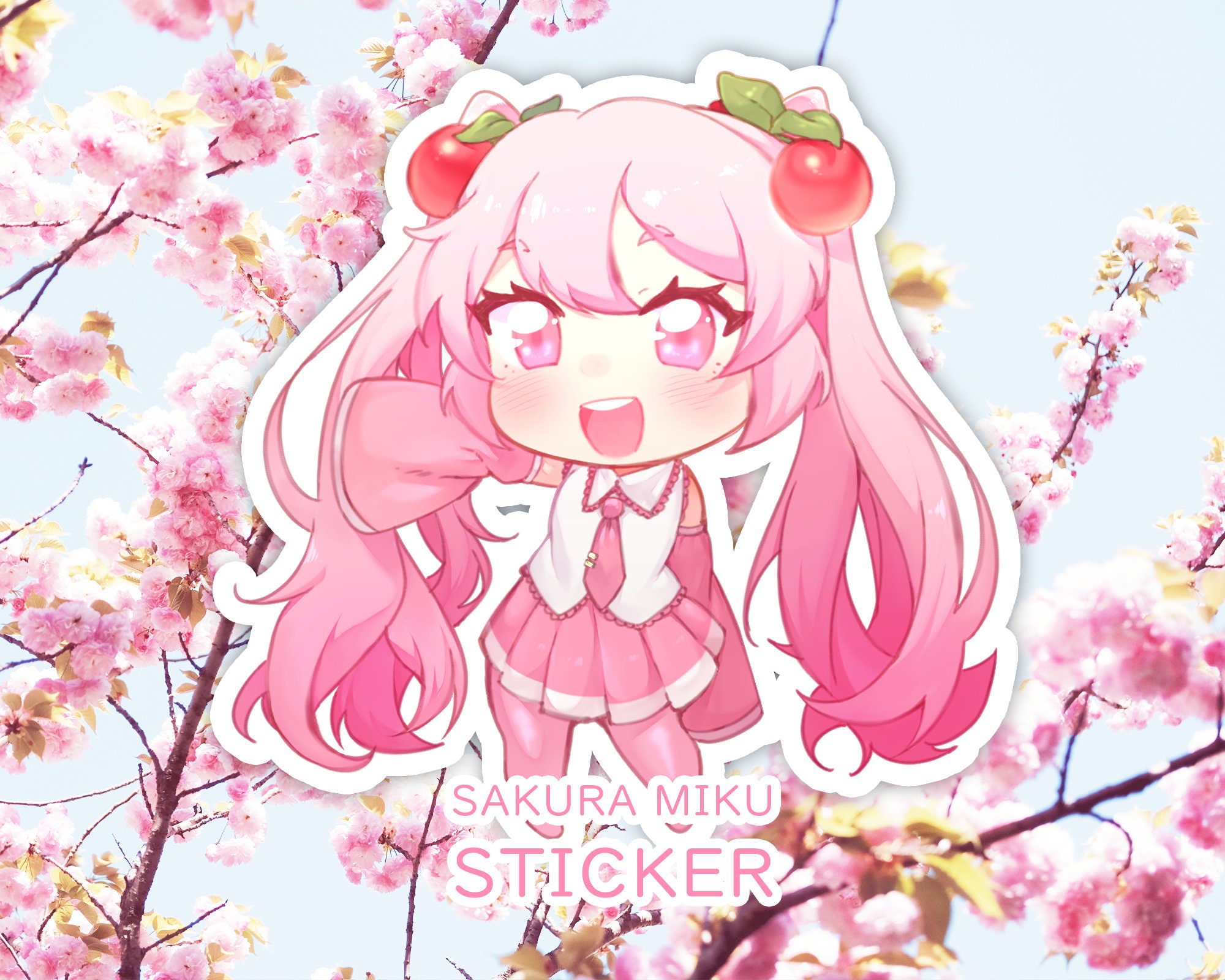 Kawaii Sakura Miku - Miku Sakura - Sticker
