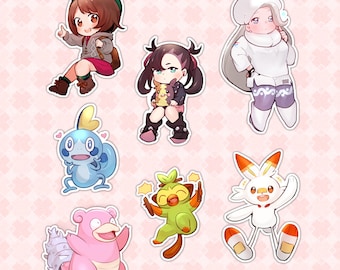 Sword and Shield Stickers
