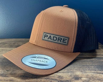 Padre Hat | Custom Padre Gift | Snapback Hat | Padre | Padre Baseball Cap | Trucker Hat | Gifts for Grandparents | Father's Day