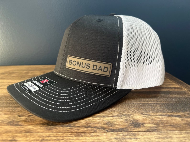 Bonus Dad Hat | Laser Engraved Patch, Father's Day Gift - Etsy