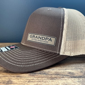 Personalized Grandpa Hat | Custom Grandpa Gift | Snapback Hat | Grandpa | Grandpa Baseball Cap | Trucker Hat | Gift for Grandpa | Papa