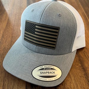 American Flag Hat with Patch | Trendy Hat | Hat Trend | Funny Hat | Funny Hats For Men | Freedom | 2A | USA | Rifle | Shotgun | Patriotic