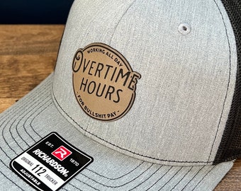 Overtime Hours Bullsh*t Pay Hat | Trendy Hat | Hat Trend | Funny Hat | Funny Hats For Men | Offender | Oliver Anthony