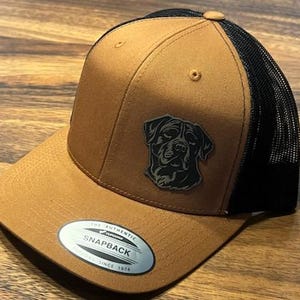 Rottweiler Patch Snapback Hat | Dog Breed Gift