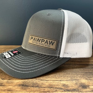 Personalized PawPaw Hat | Custom PawPaw Gift | Snapback Hat | PawPaw | PawPaw Baseball Cap | Trucker Hat | Grandpa | Dad | Father&#39;s Day