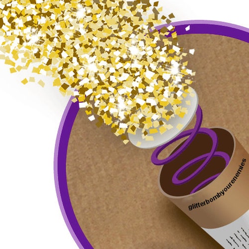 Spring Loaded Glitter Bomb Send Unicorn Sht as Prank Gag Etsy