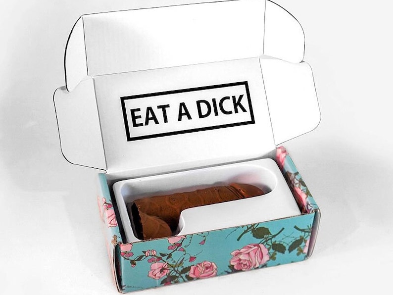 Eat A Dick The Smile Box Chocolate Dick Real Chocolate Penis Shaped Edible Candy Novelty Gift Bachelorette image 2