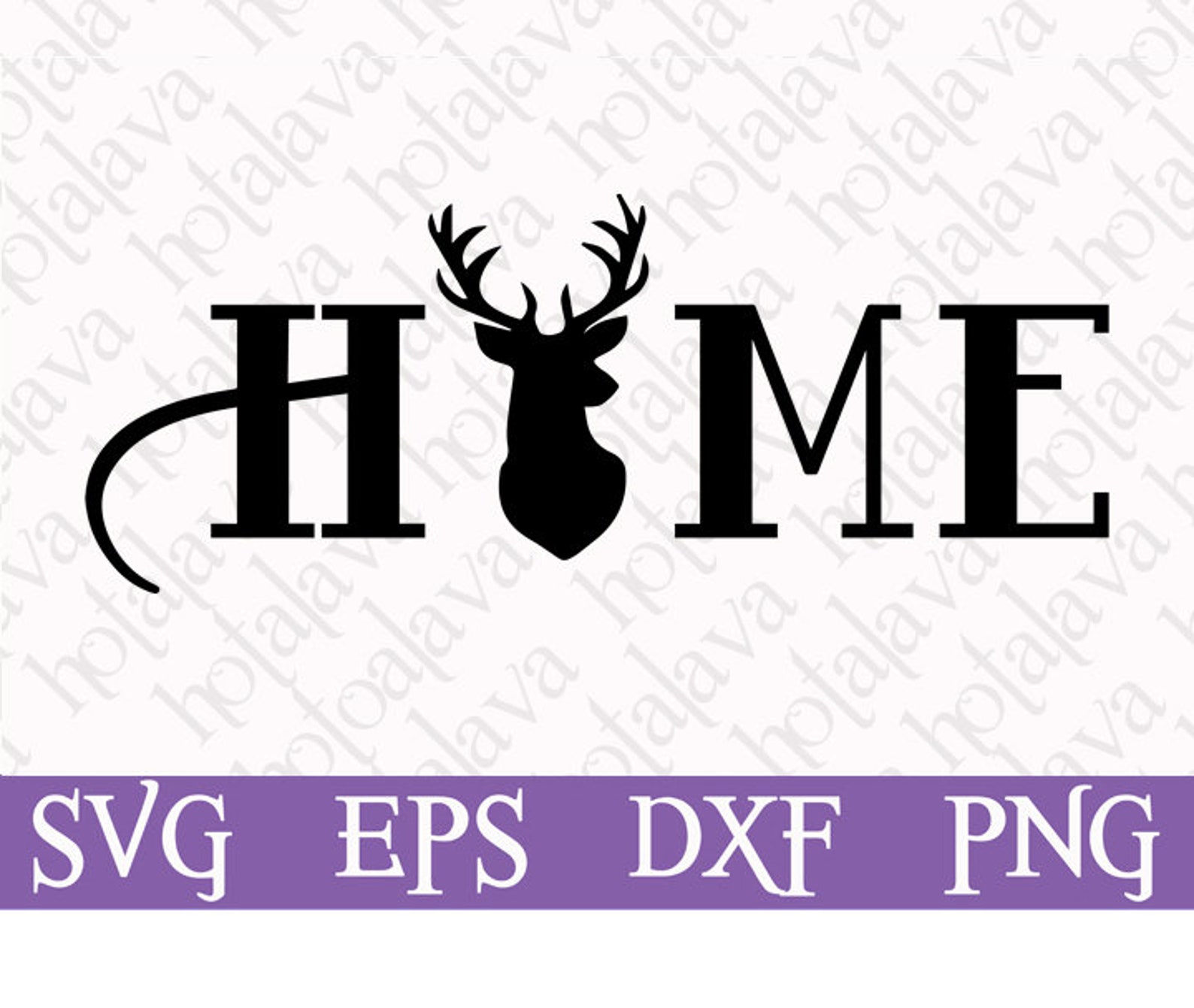 Deer Home Svg Dxf Png Digital Download Laser Cut Files Etsy