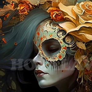 Mooie suikerschedel, Mexicaanse Dia de Muertos, digitale kunst, digitale download, suikerschedel