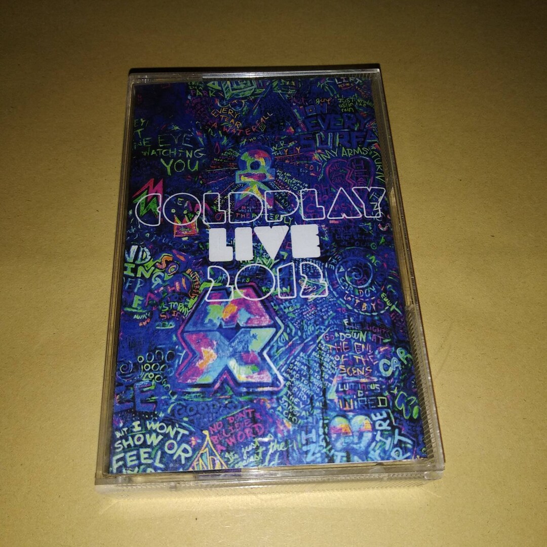 Coldplay Coldplay Live 2012 Cassette Tape Etsy