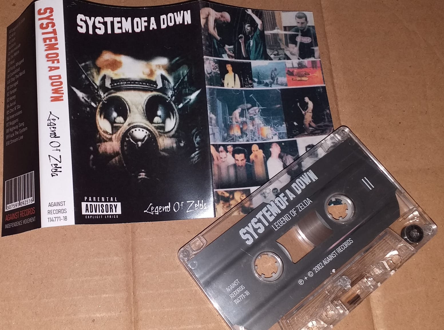 System of A Down Legend of Zelda Cassette Tape Etsy