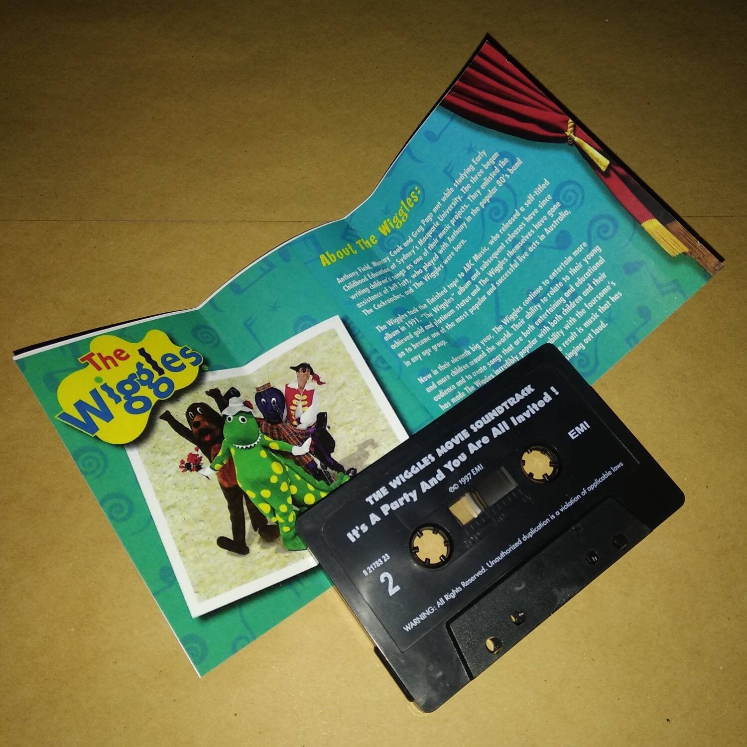 The Wiggles Soundtrack Movie Cassette Tape Etsy